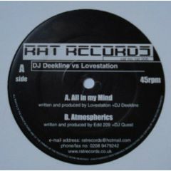 Dee-Kline  - Dee-Kline  - All In My Mind - Rat Records