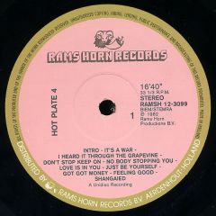 Various Artists - Various Artists - Hot Plate 4 - Rams Horn Records