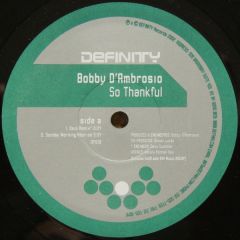 Bobby D'Ambrosio - Bobby D'Ambrosio - So Thankful - Definity
