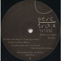 Ed Rush & Nico - Ed Rush & Nico - Defect - Perc Trax