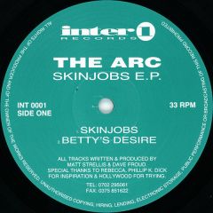 The Arc - The Arc - Skinjobs E.P. - Inter