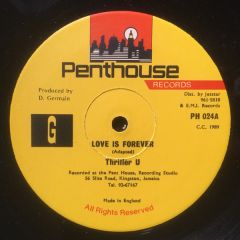 Thriller U - Thriller U - Love Is Forever - 	Penthouse Records