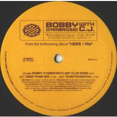 Bobby D'Ambrosio - Bobby D'Ambrosio - Reach Out - Definity