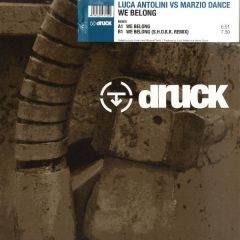 Luca Antolini Vs Marzio Dance - Luca Antolini Vs Marzio Dance - We Belong - Druck