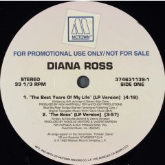 Diana Ross - Diana Ross - The Best Years Of My Life / The Boss - Motown
