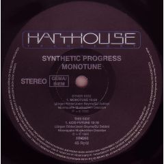 Synthetic Progress - Synthetic Progress - Monotune - Harthouse