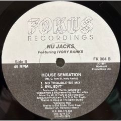 Nu Jacks Ft Ivory Ranks - Nu Jacks Ft Ivory Ranks - House Sensation - Fokus
