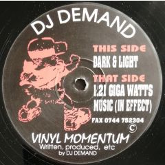 DJ Demand - DJ Demand - Dark & Light - Vinyl Momentum Records UK