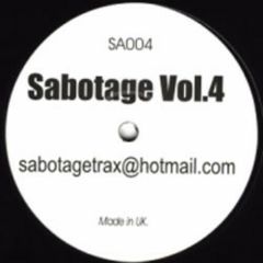 Sabotage Trax - Sabotage Trax - Sabotage Vol.4 - Sabotage Trax