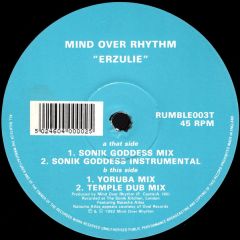 Mind Over Rhythm - Mind Over Rhythm - Erzulie - Rumble Records