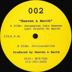 Heaven & Earth - Heaven & Earth - Ascension Into Heaven - ? Records (NY)