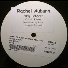 Rachel Auburn - Rachel Auburn - Any Better - RA