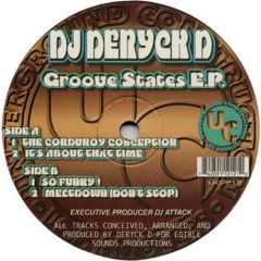 DJ Deryck D - DJ Deryck D - Groove States E.P. - Underground Construction