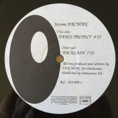 Jérôme Pacman - Jérôme Pacman - Pakos Project / Backlash - Omnisonus