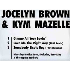 Jocelyn Brown & Kym Mazelle - Jocelyn Brown & Kym Mazelle - Somebody Else's Guy (Remix) - Arista