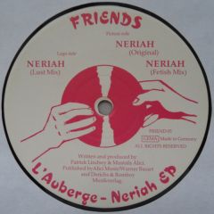 L'Auberge - L'Auberge - Neriah EP - Friends