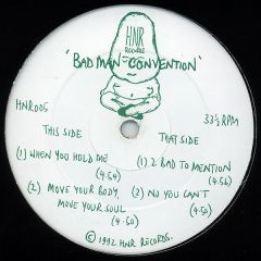 Chris Energy - Chris Energy - Bad Man Convention - Hnr Records