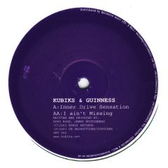 Kubiks & Guinness - Kubiks & Guinness - Inner Drive Sensation - 	Rubik Records
