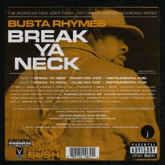 Busta Rhymes - Busta Rhymes - Break Ya Neck - J Records