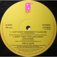 The O Jays - The O Jays - Don't Take Your Love Away - Philly International
