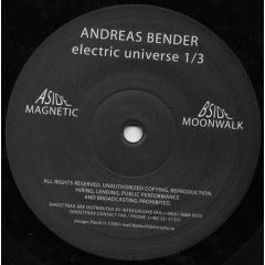 Andreas Bender - Andreas Bender - Electric Universe 1/3 - Ghost Traxs 2