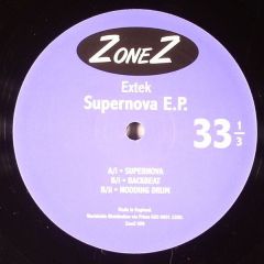 Extek - Extek - Supernova EP - Zonez Records