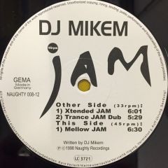 DJ Mikem - DJ Mikem - Jam - Naughty Recordings