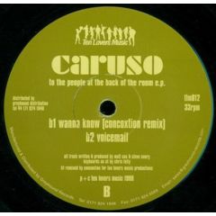 Caruso - Caruso - To The People At The Back Of The Room E.P. - Ten Lovers Music