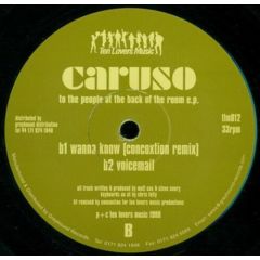 Caruso - To The People At The Back EP - Ten Lovers Music
