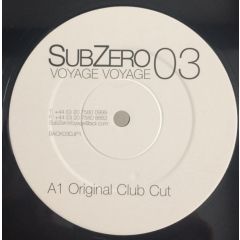 Subzero - Subzero - Voyage Voyage - Back Yard
