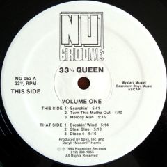 33.3 Queen - 33.3 Queen - Volume One - Nu Groove