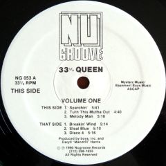 33.3 Queen - 33.3 Queen - Volume One - Nu Groove