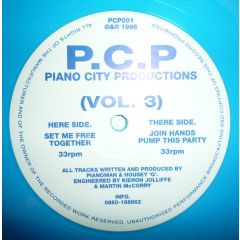 Pianoman - Pianoman - Piano City Productions (Volume 3) (Blue Vinyl) - Orange