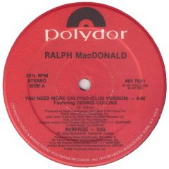Ralph Macdonald - Ralph Macdonald - You Need More Calypso - Polydor