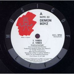 Demon Boyz - Demon Boyz - Vibes - Music Of Life