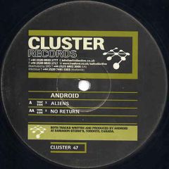 Android - Android - Aliens / No Return - Cluster Records