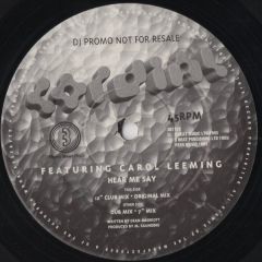Cordial Featuring Carol Leeming - Cordial Featuring Carol Leeming - Hear Me Say - 3 Beat Music