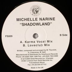 Michelle Narine - Michelle Narine - Shadowland - Futureshock Music