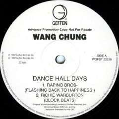 Wang Chung - Wang Chung - Dance Hall Days - Geffen Records