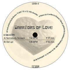 Warriors Of Love - Warriors Of Love - Somebody Scream - Liquid 