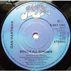 Dan Hartman - Dan Hartman - Boogie All Summer - Blue Sky