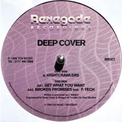 Deep Cover - Deep Cover - Nightcrawlers - Renegade Rec
