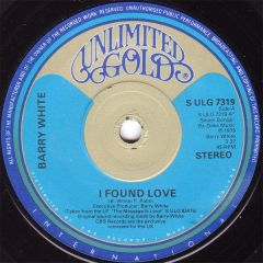 Barry White - Barry White - I Found Love - Unlimited Gold