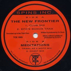 Spins Inc - Spins Inc - The New Frontier/Meditations - Third Floor