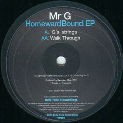 Mr.G - Mr.G - Homeward Bound EP - Duty Free