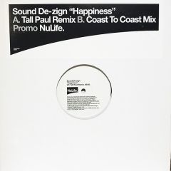 Sound De-zign - Sound De-zign - Happiness - NuLife