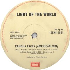 Light Of The World - Light Of The World - Famous Faces (American Mix) - EMI