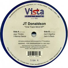 Jt Donaldson - Jt Donaldson - One Track Mind EP - Vista