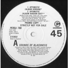 Sounds Of Blackness - Sounds Of Blackness - Optimistic - Perspective Records