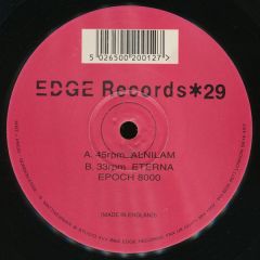 DJ Edge - DJ Edge - *29 - Edge Records